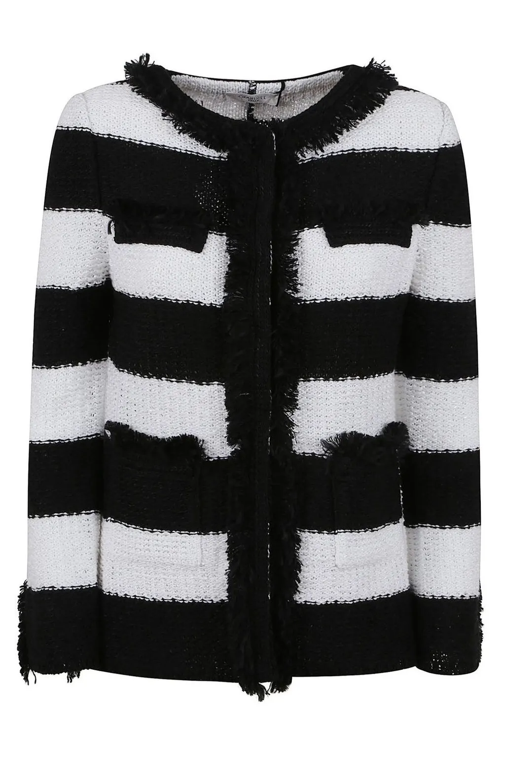 Frayed Stripe Jacket