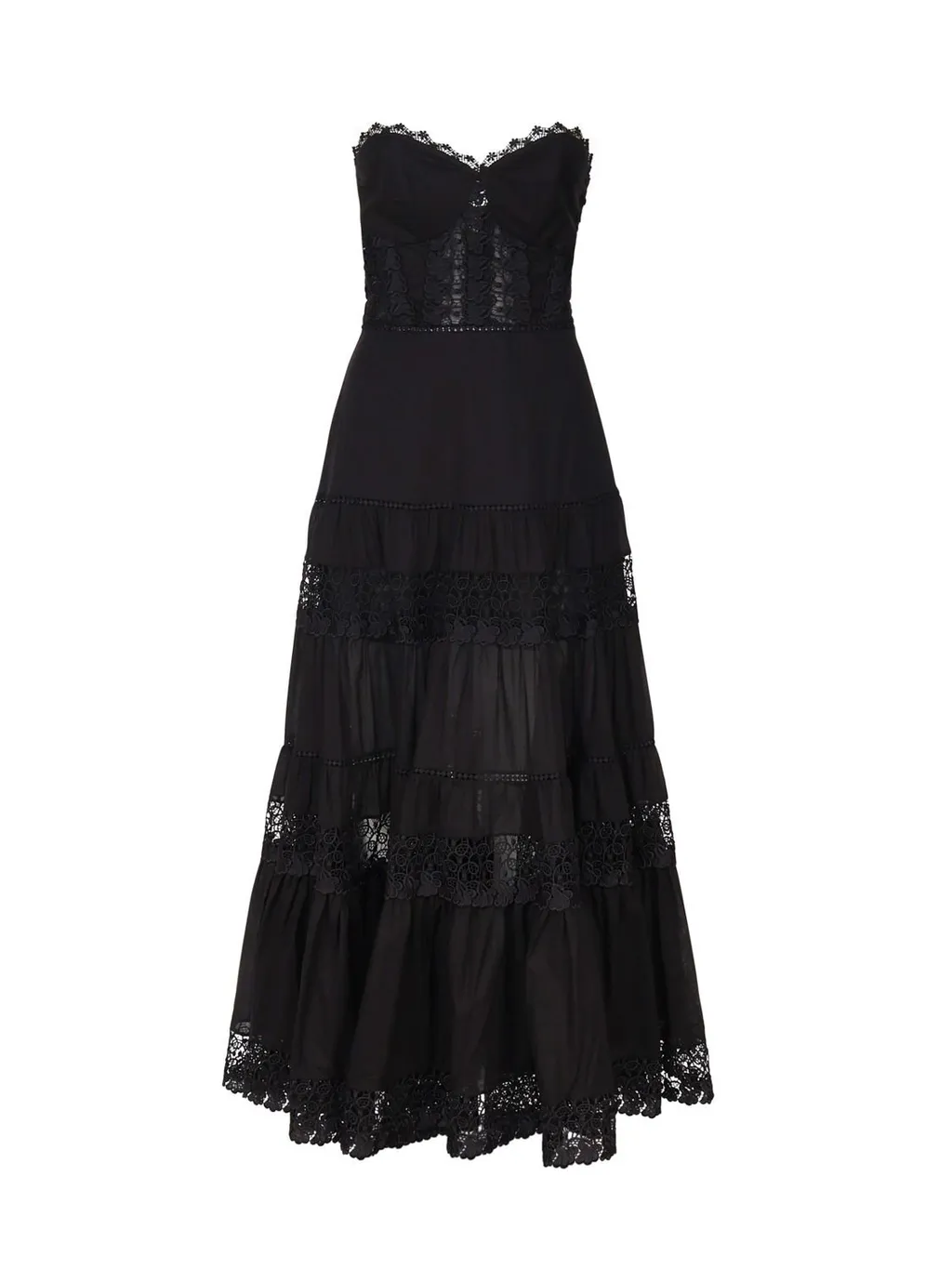 Lace Strapless Dress