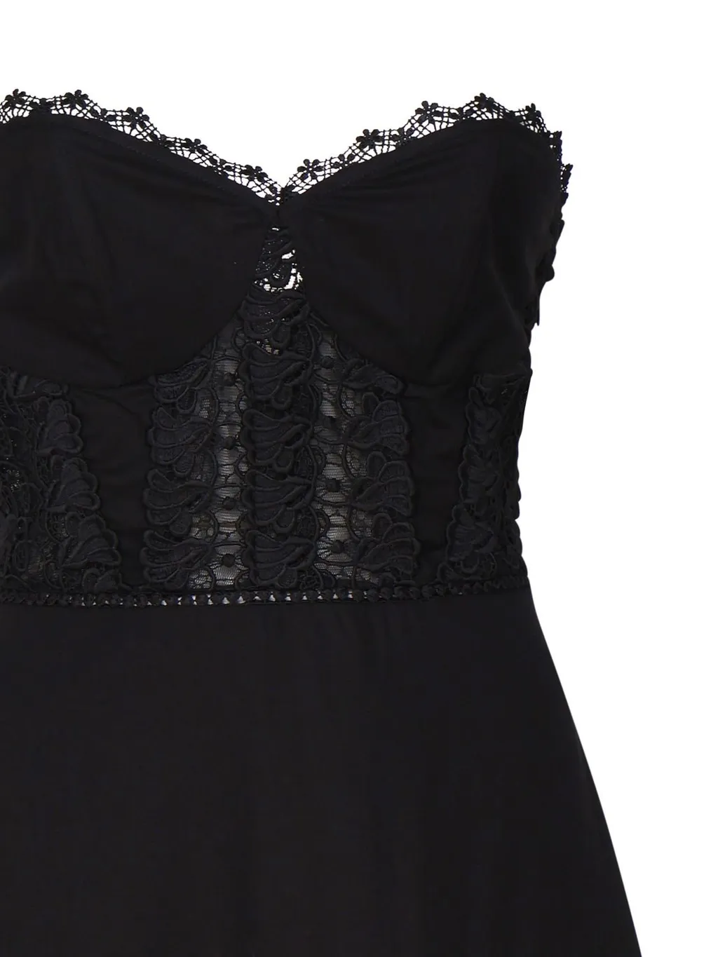 Lace Strapless Dress