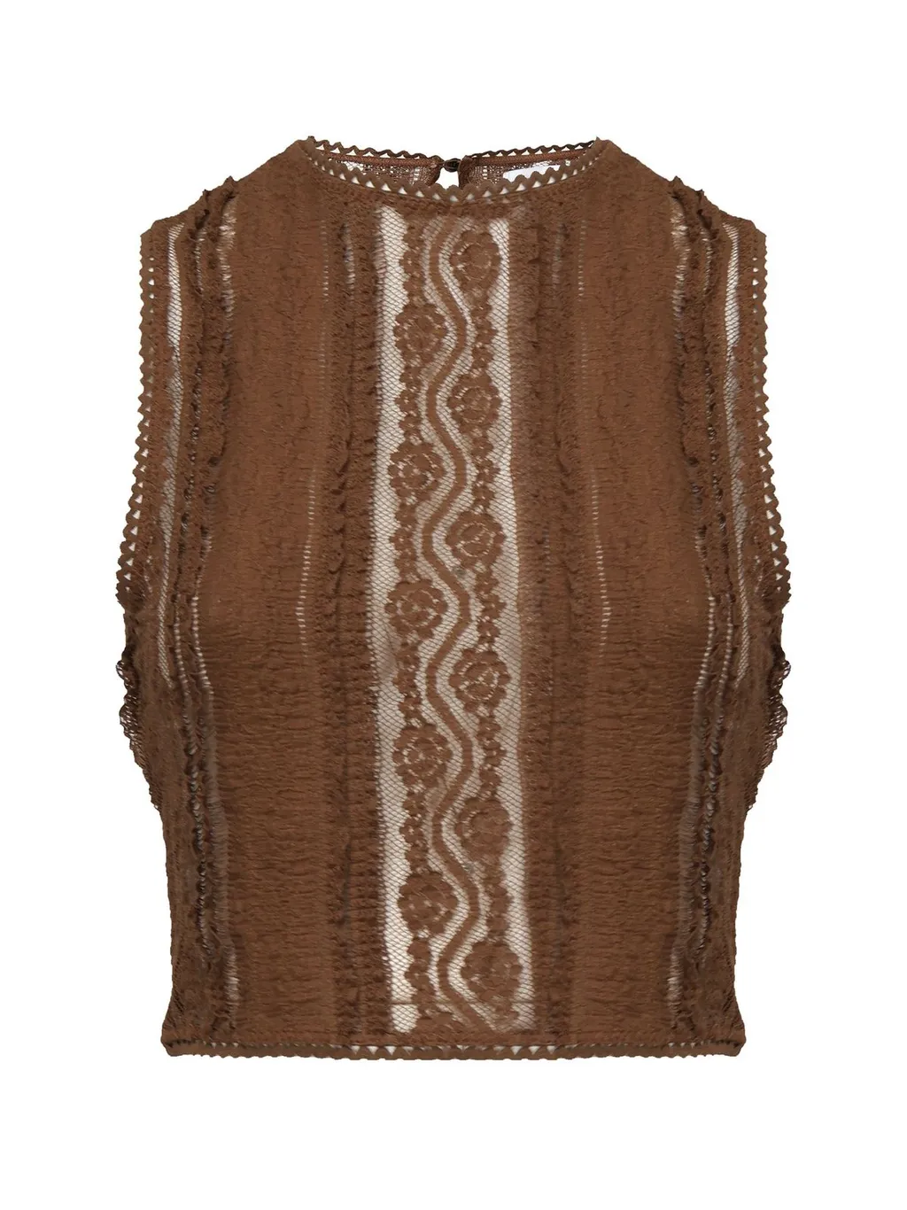 Mesh Sleeveless Top