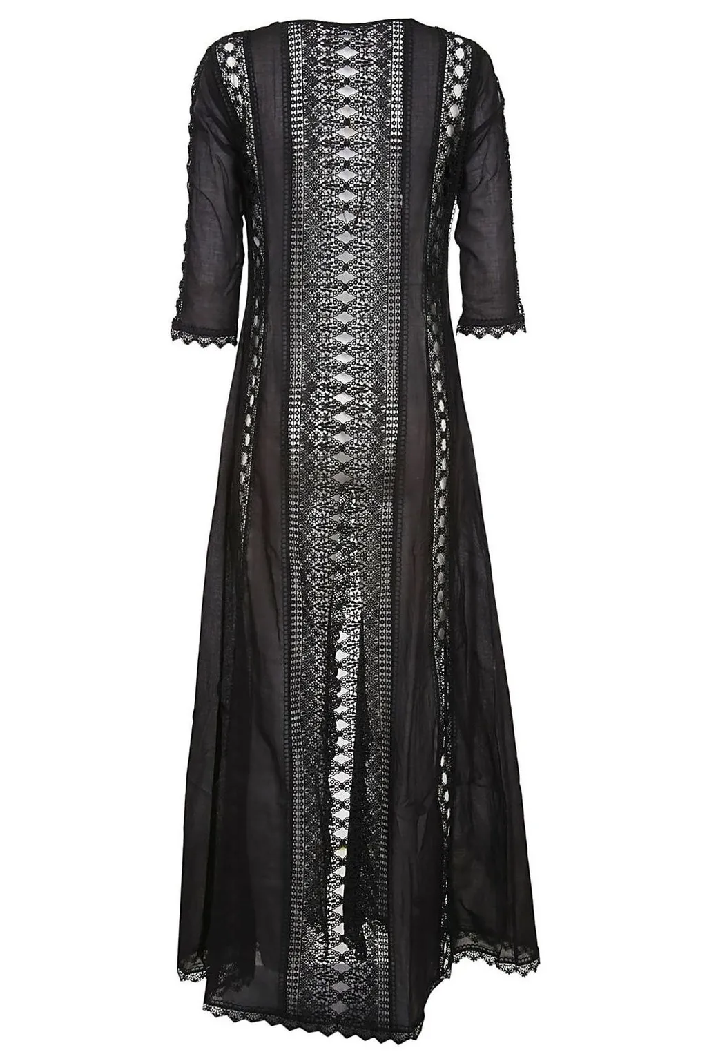 Lace Open-Front Jacket