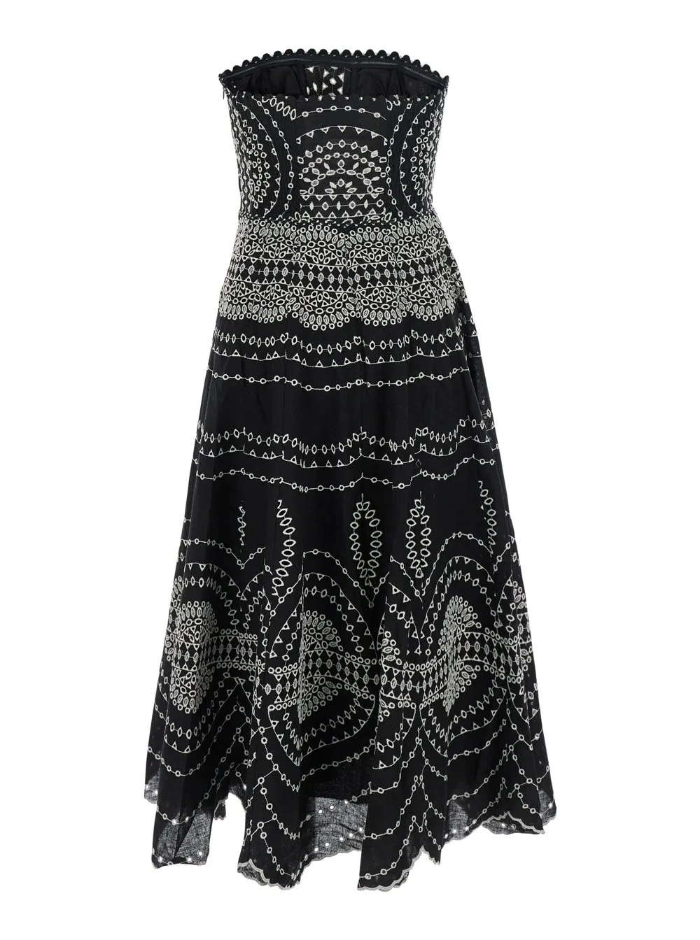 Iris Long Dress With Embroidery