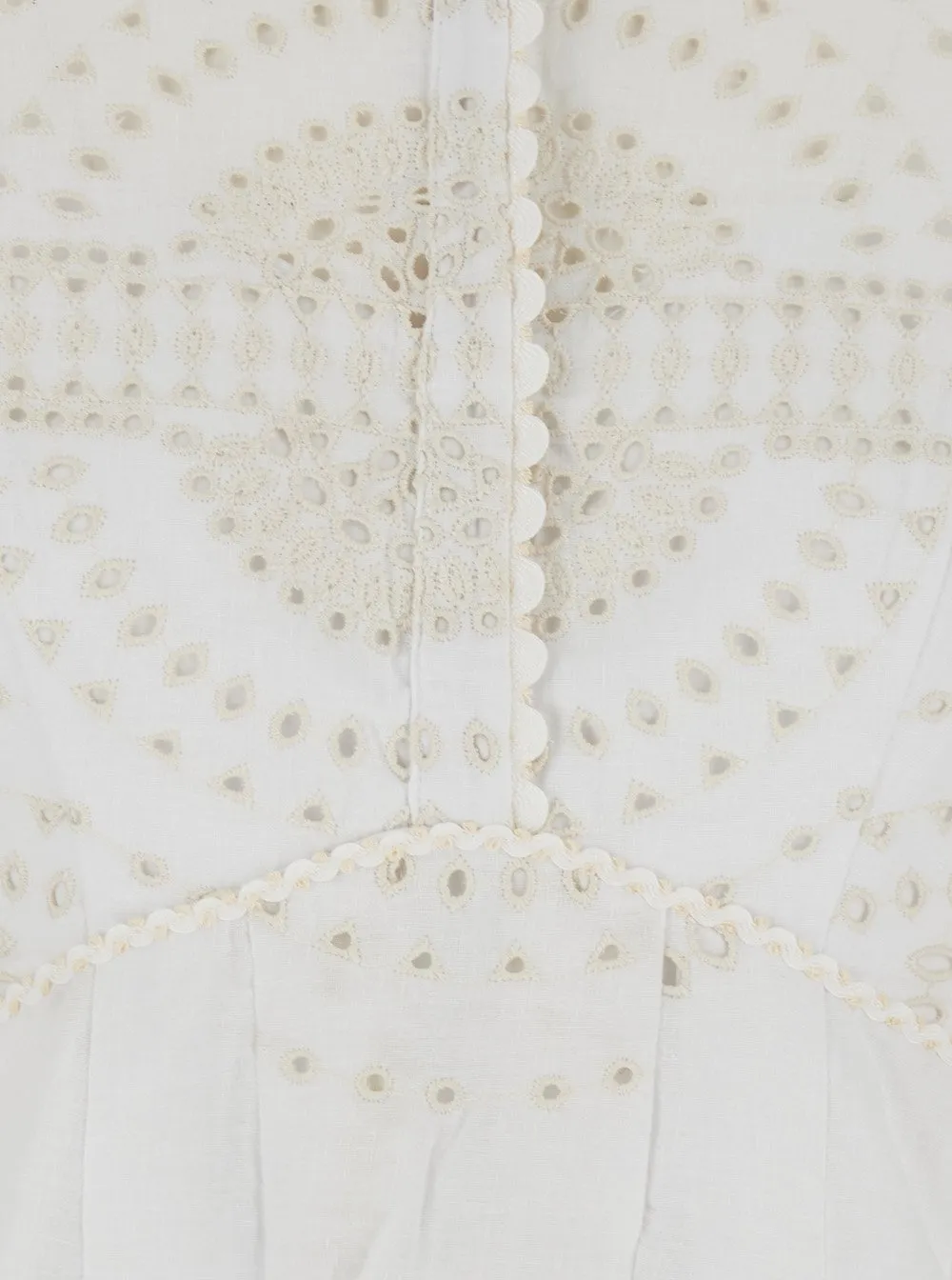 Asahi Embroidered Pleated Dress