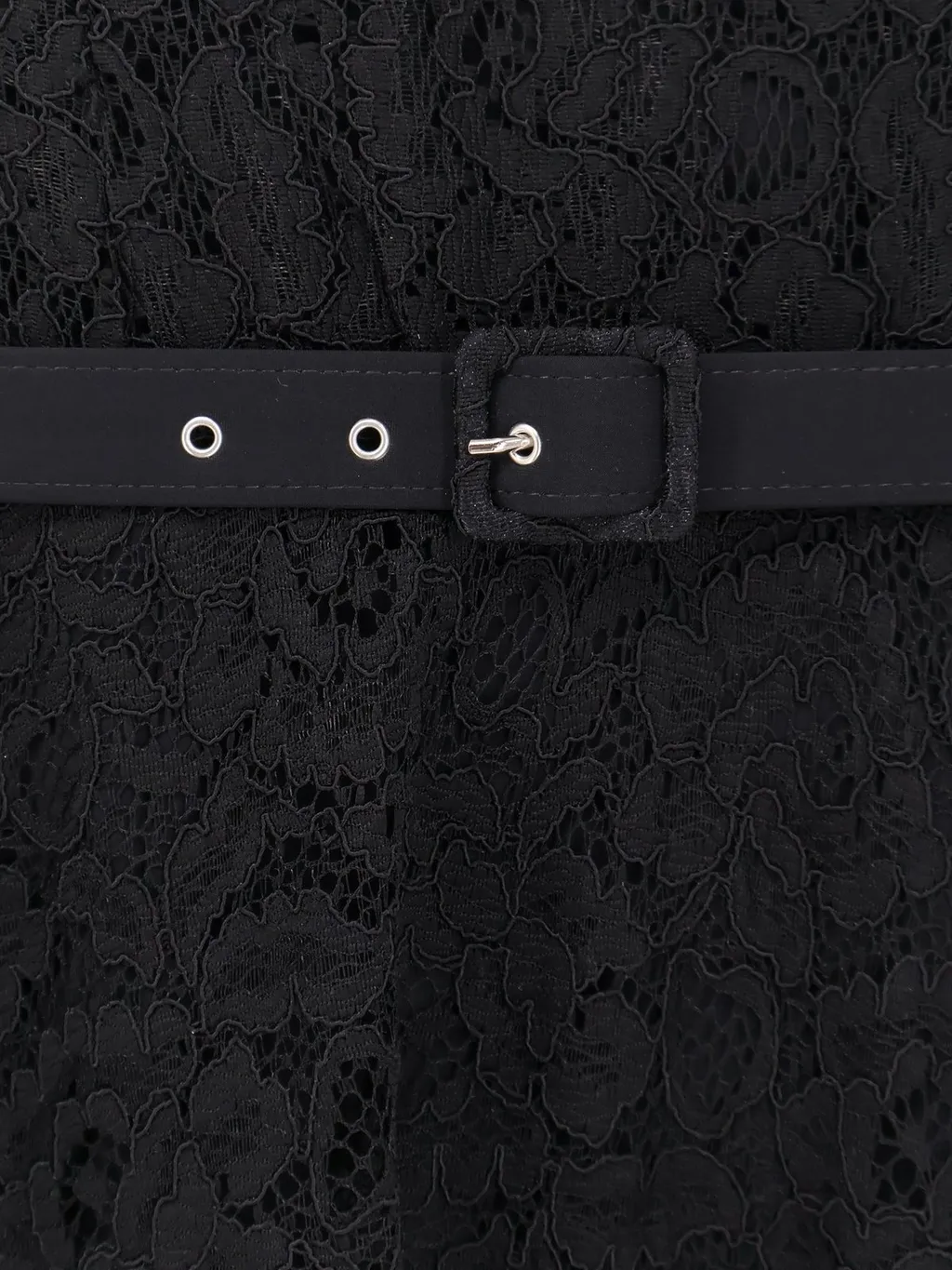 Lace Belted Dress