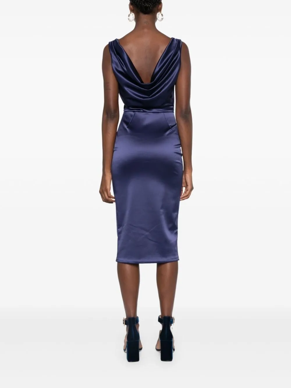 Ajour Satin Dress