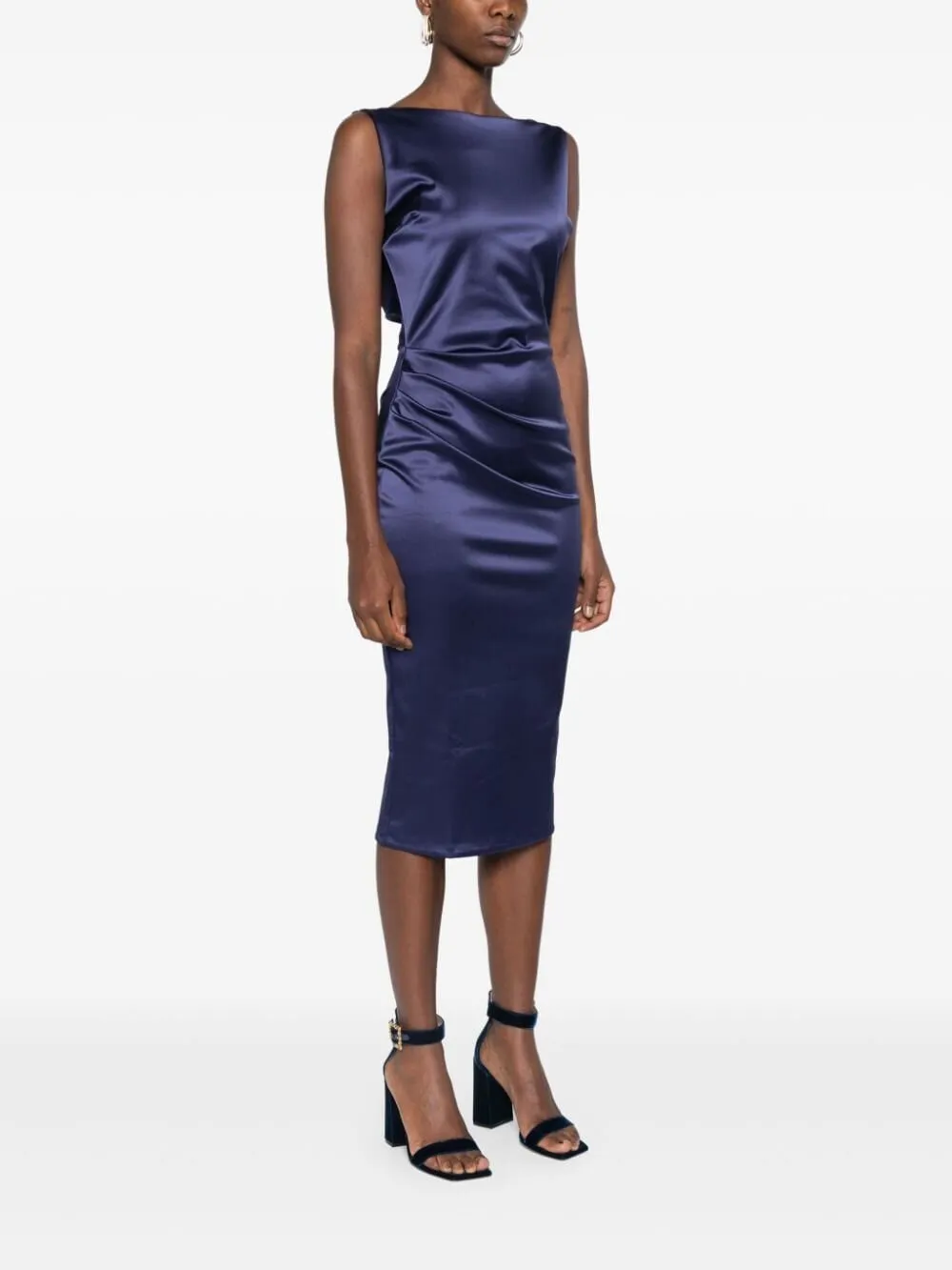 Ajour Satin Dress