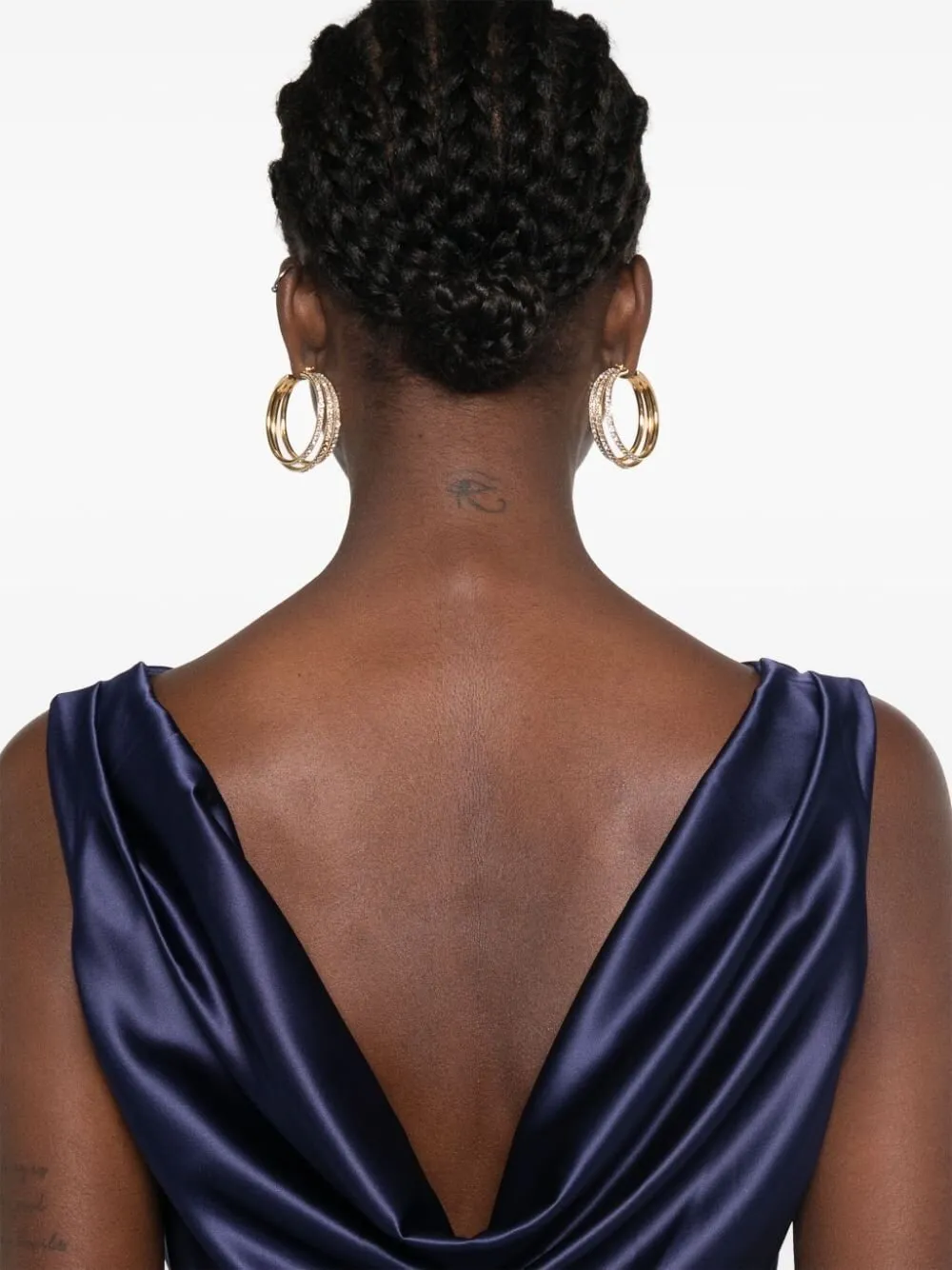 Ajour Satin Dress
