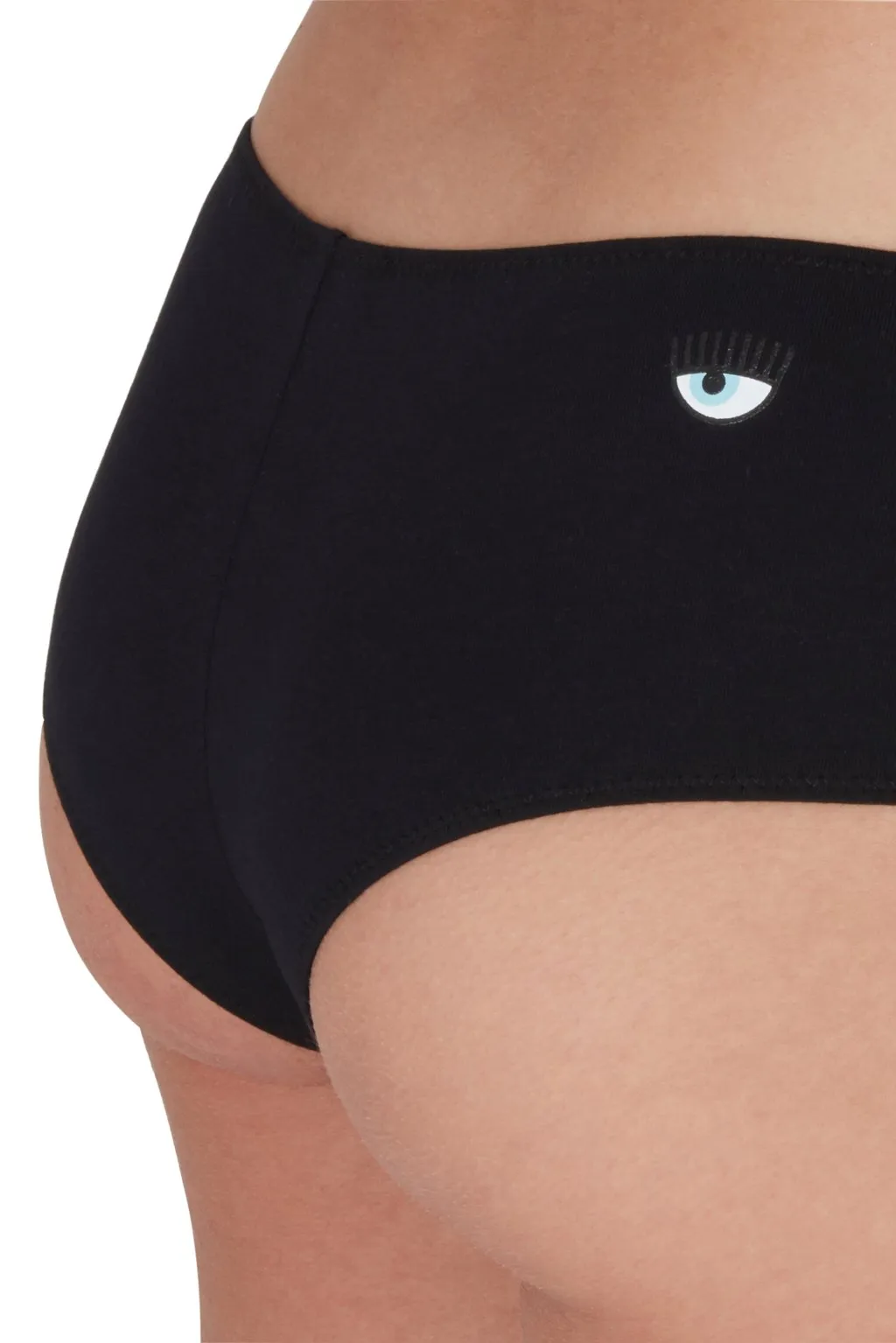 Eyelike-Motif Stretched Briefs