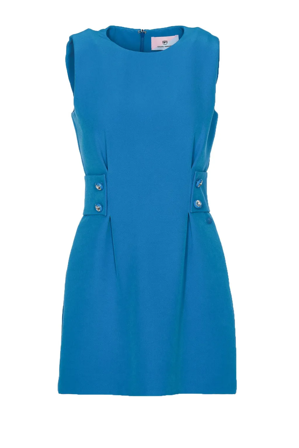 Belted Sleeveless Mini Dress