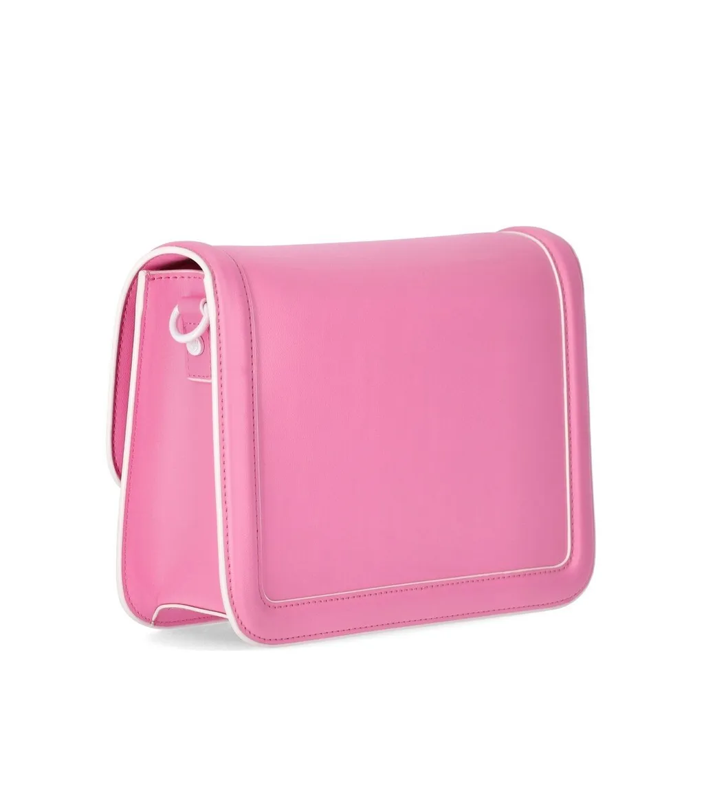 Logo Plaque Fold-Over Shoulder Bag