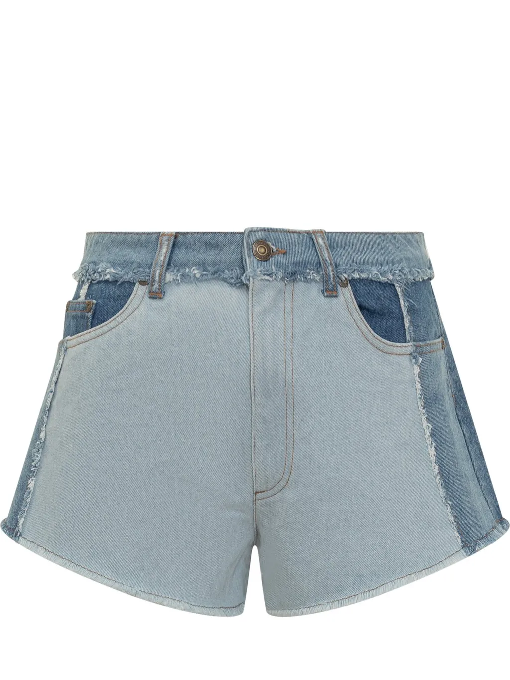 Distressed Denim Shorts