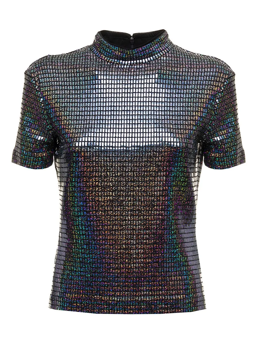 Metallic-Effect Top