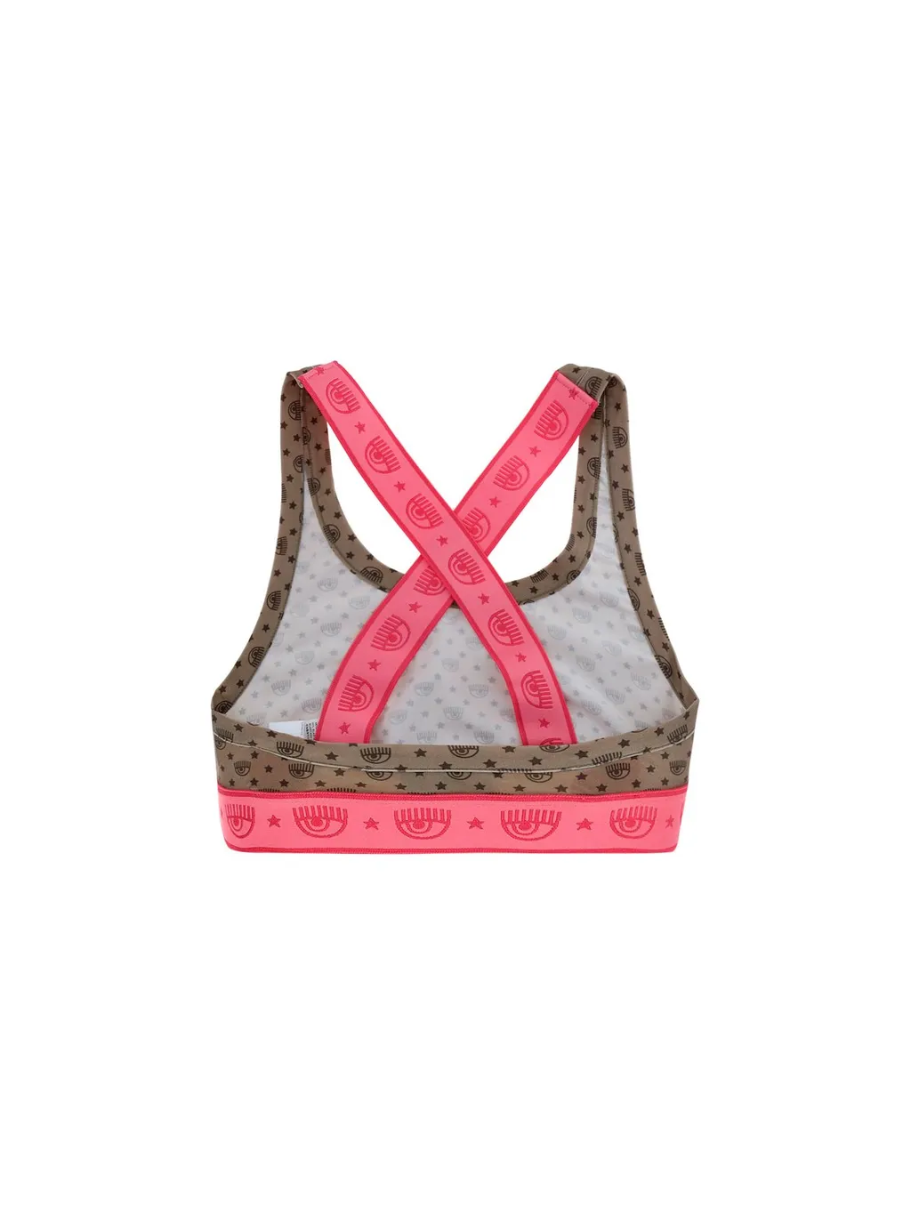 Logomania Scoop Neck Sports Bra