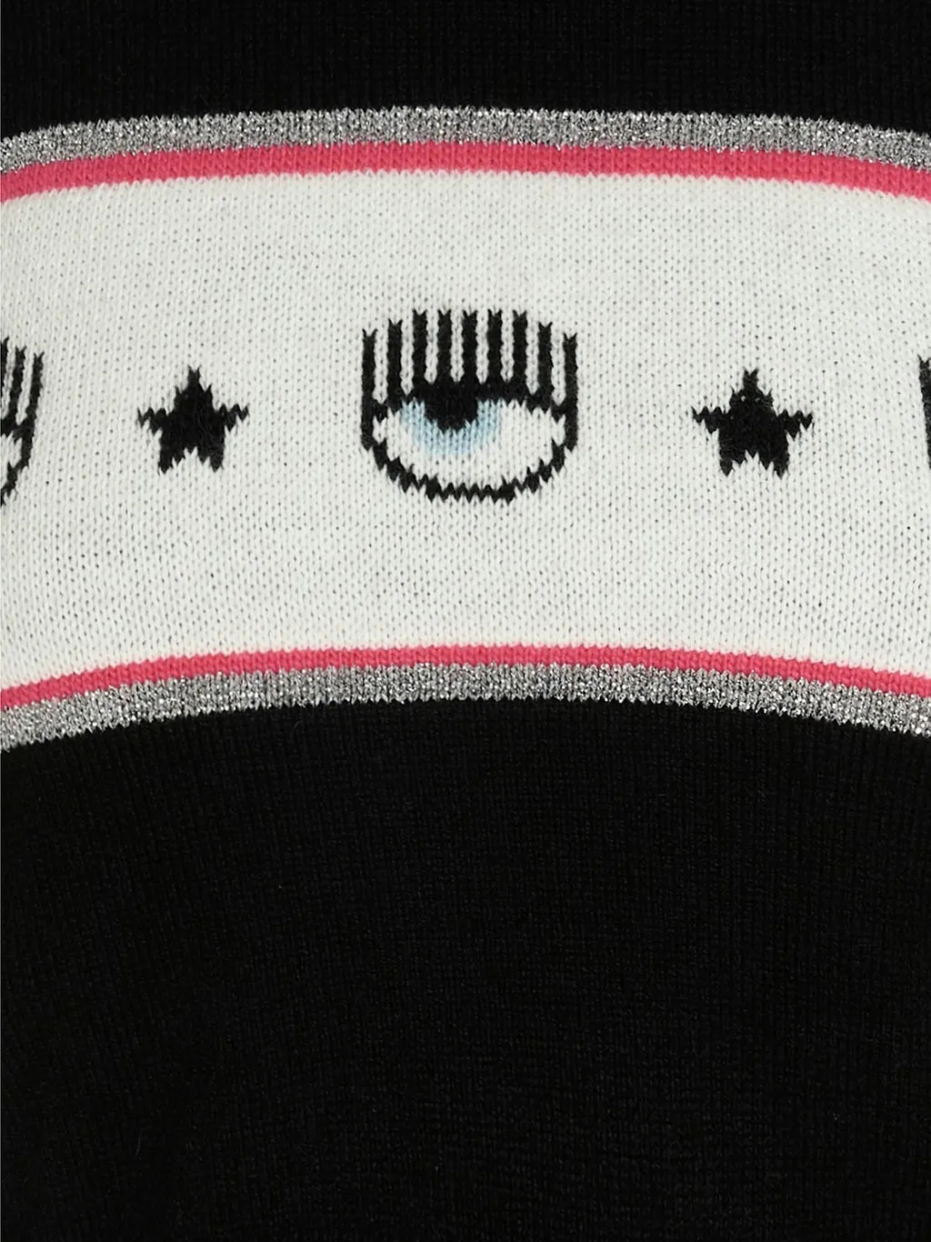 Logo-Intarsia Roll Neck Knitted Dress