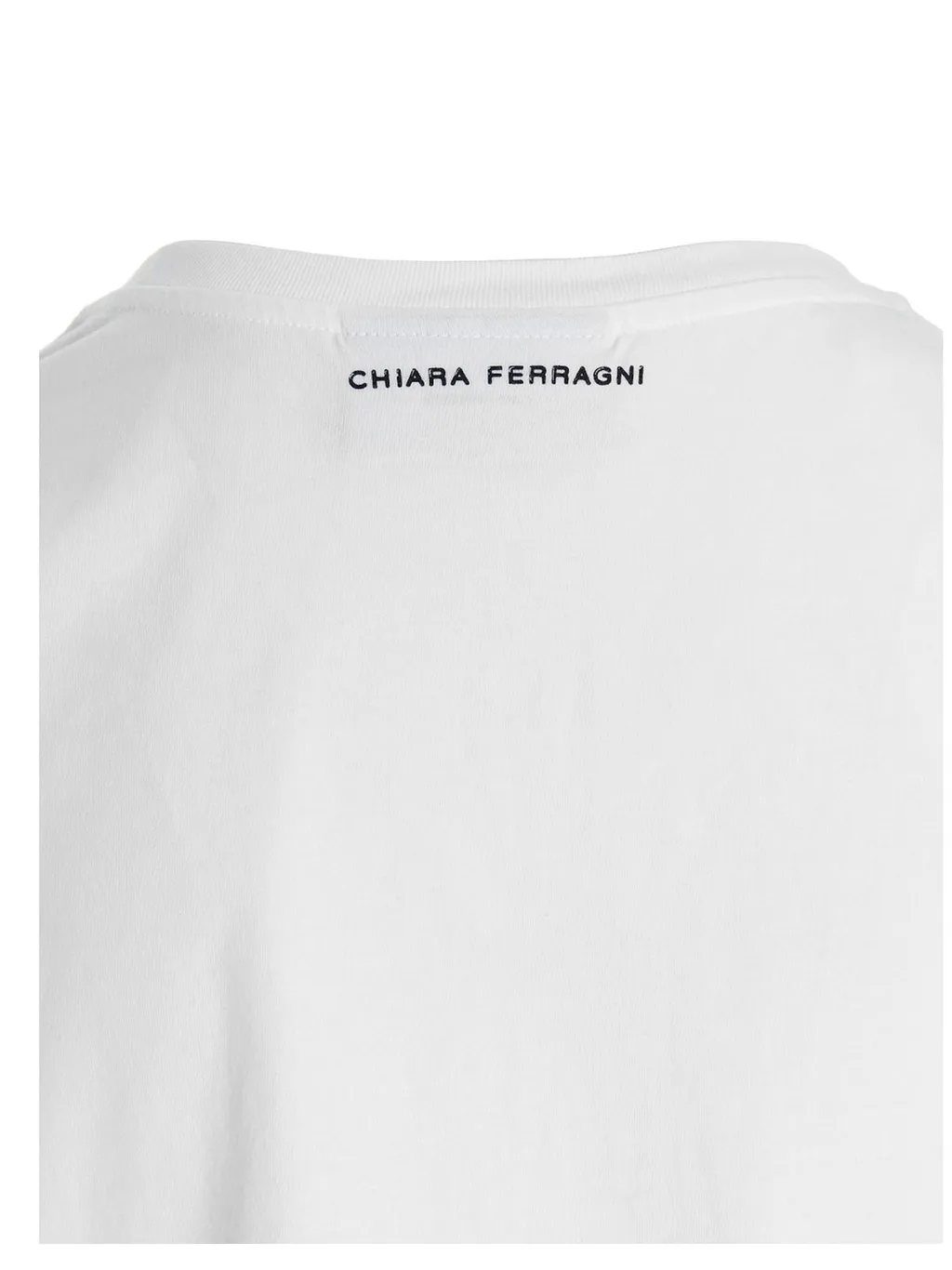 Slogan Printed Straight-Hem T-Shirt