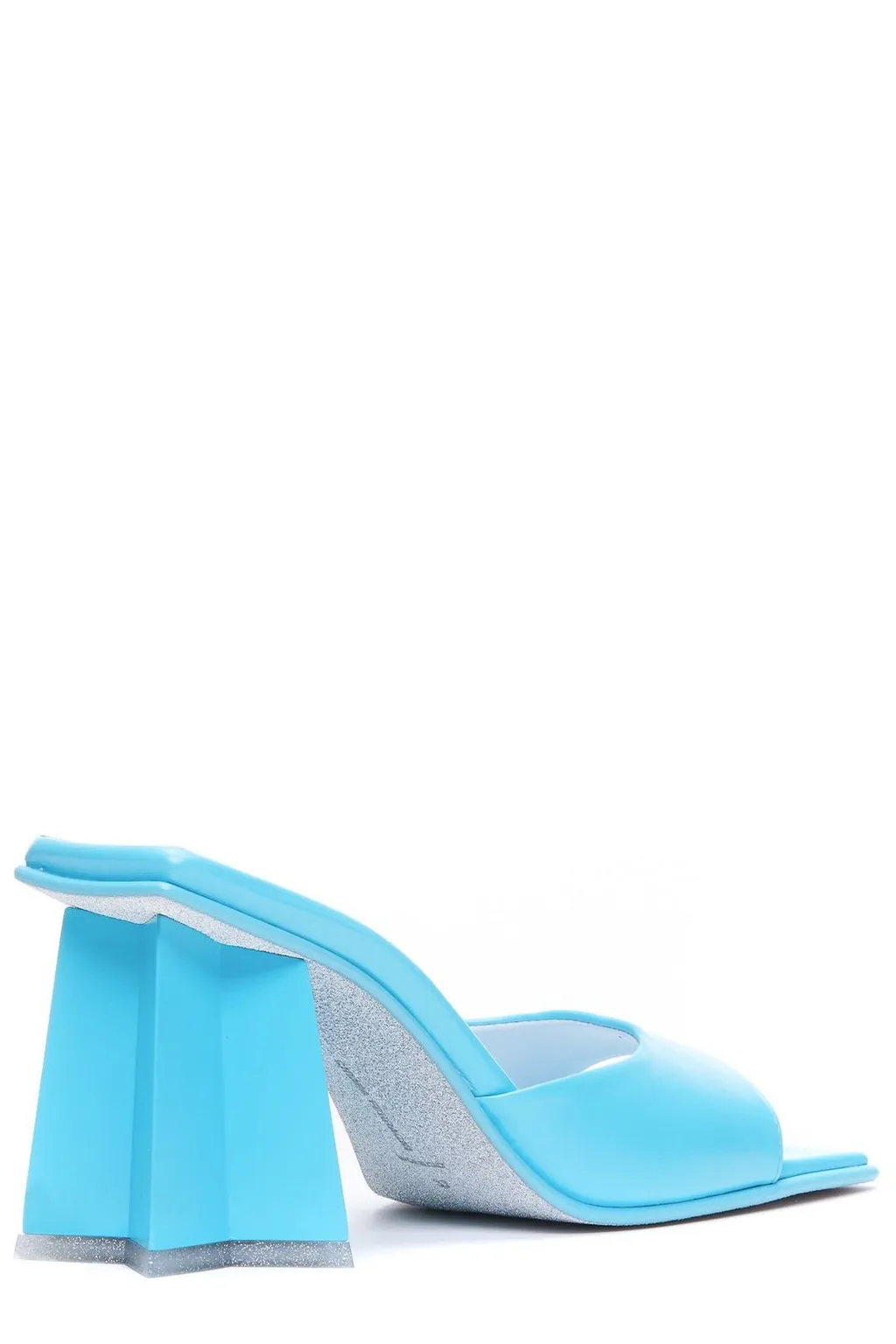 Square-Toe Slip-On Mules