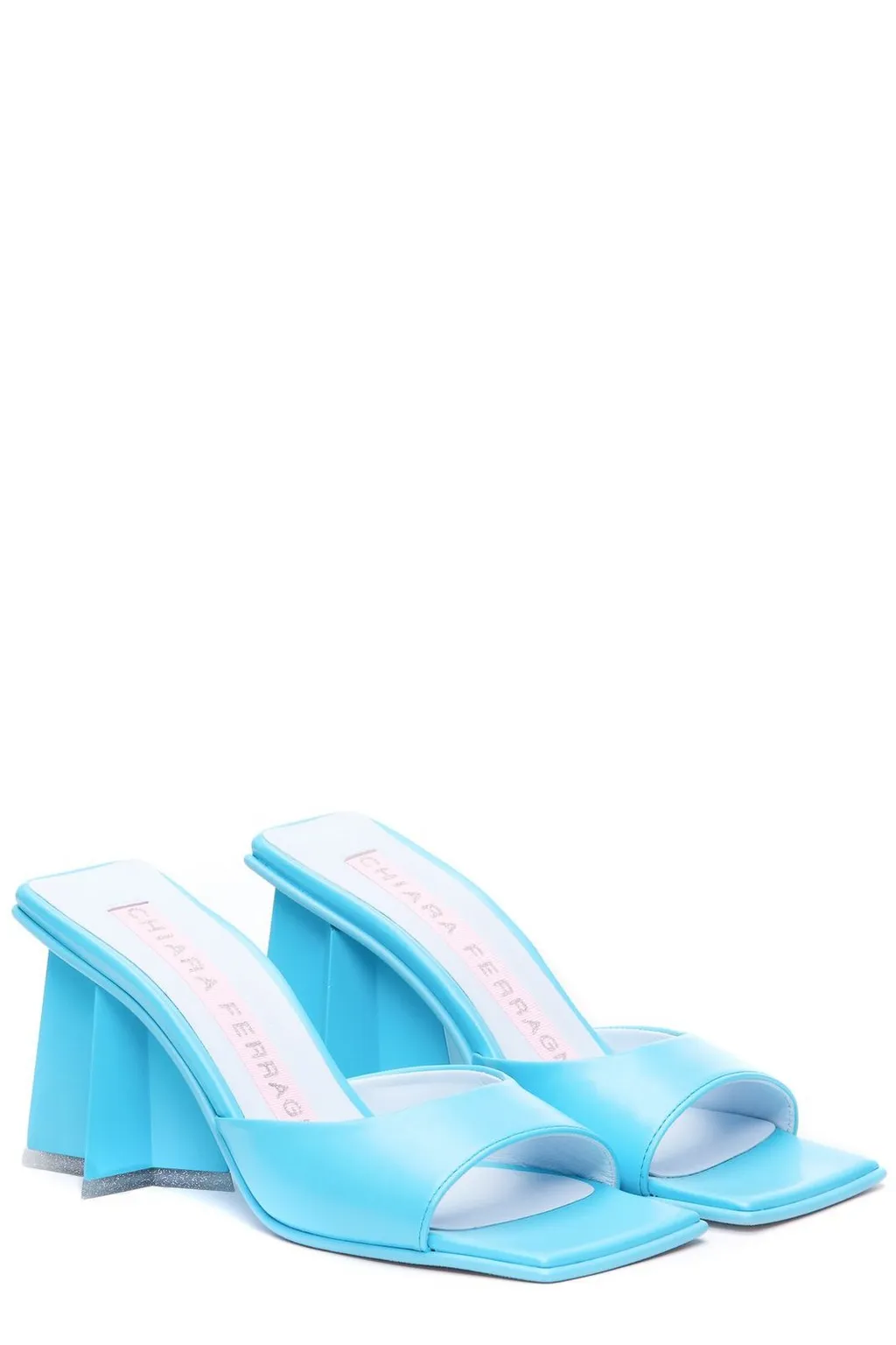 Square-Toe Slip-On Mules