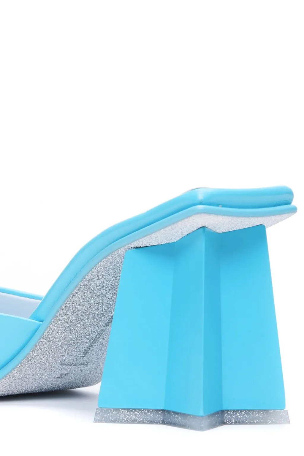 Square-Toe Slip-On Mules