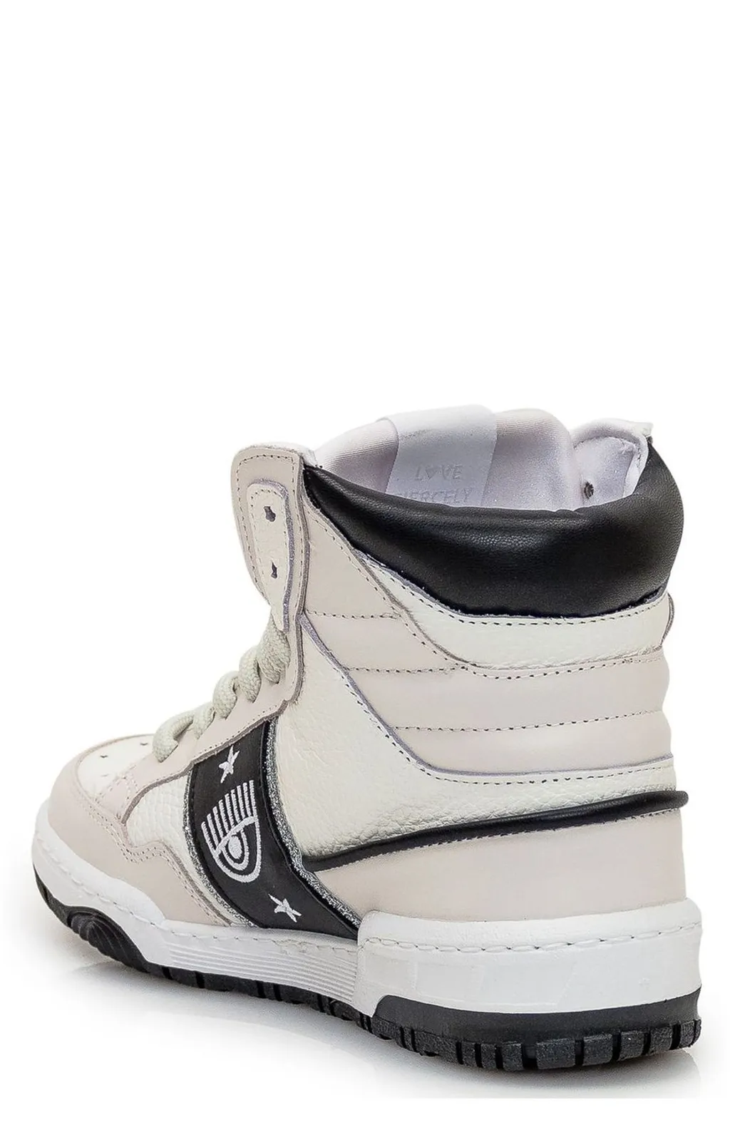 High-Top Lace-Up Sneakers