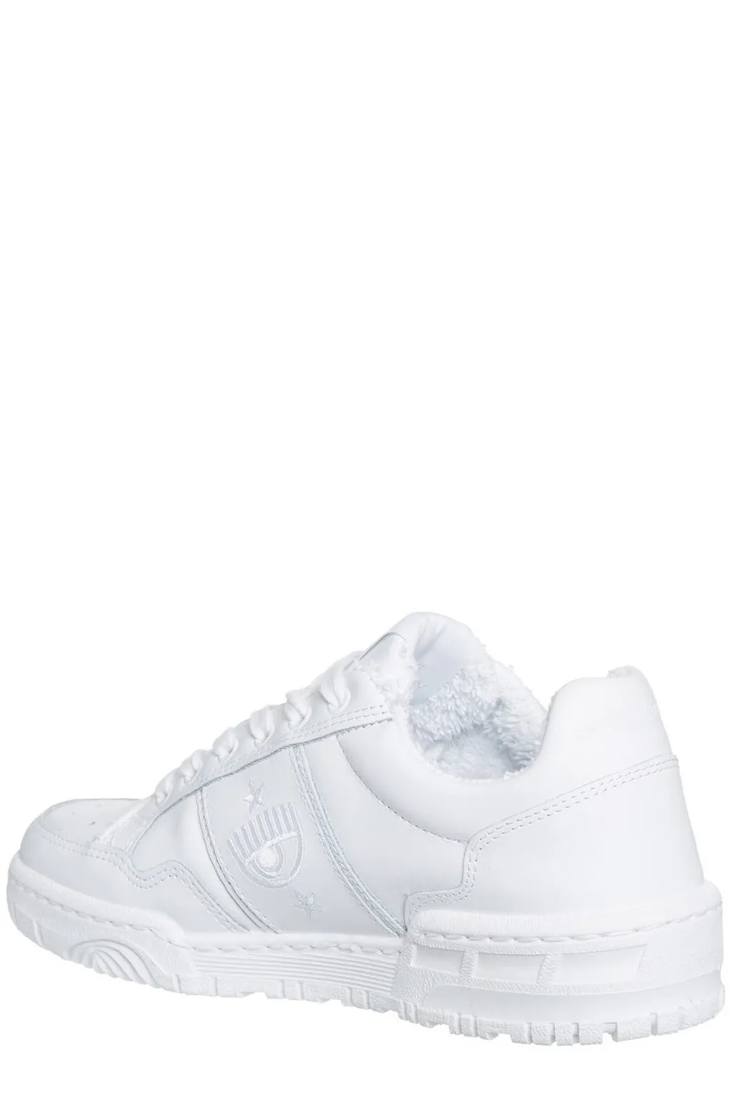 Embroidered Lace-Up Sneakers