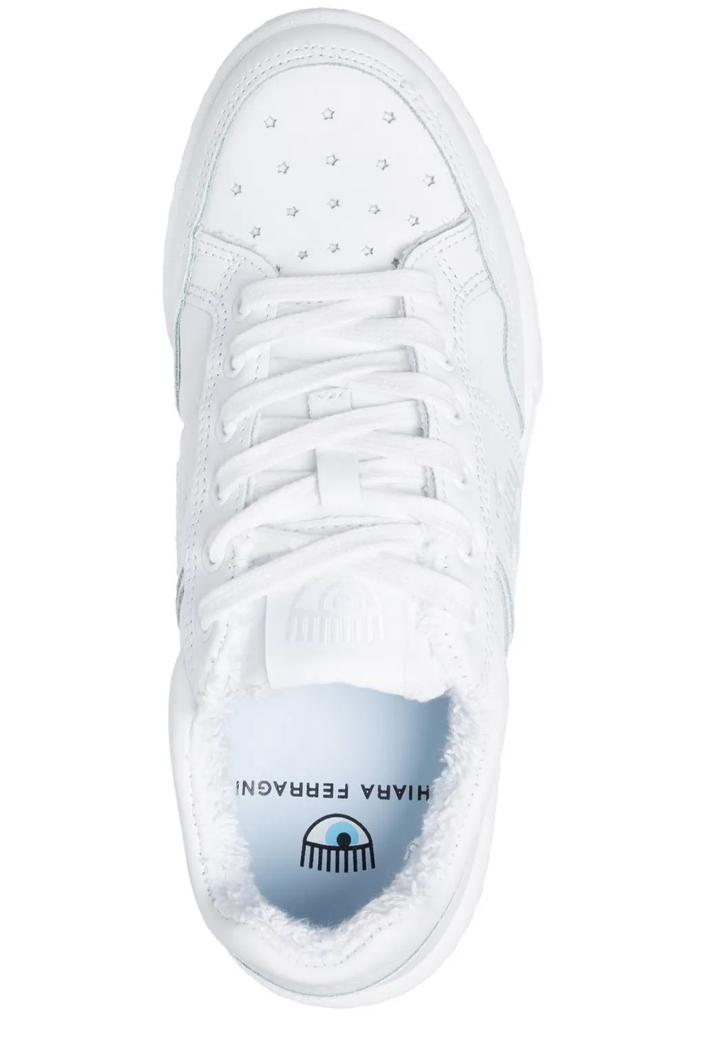 Embroidered Lace-Up Sneakers