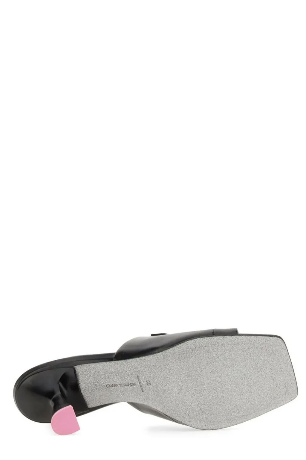Tonal Logo-Plaque Slip-On Sandals