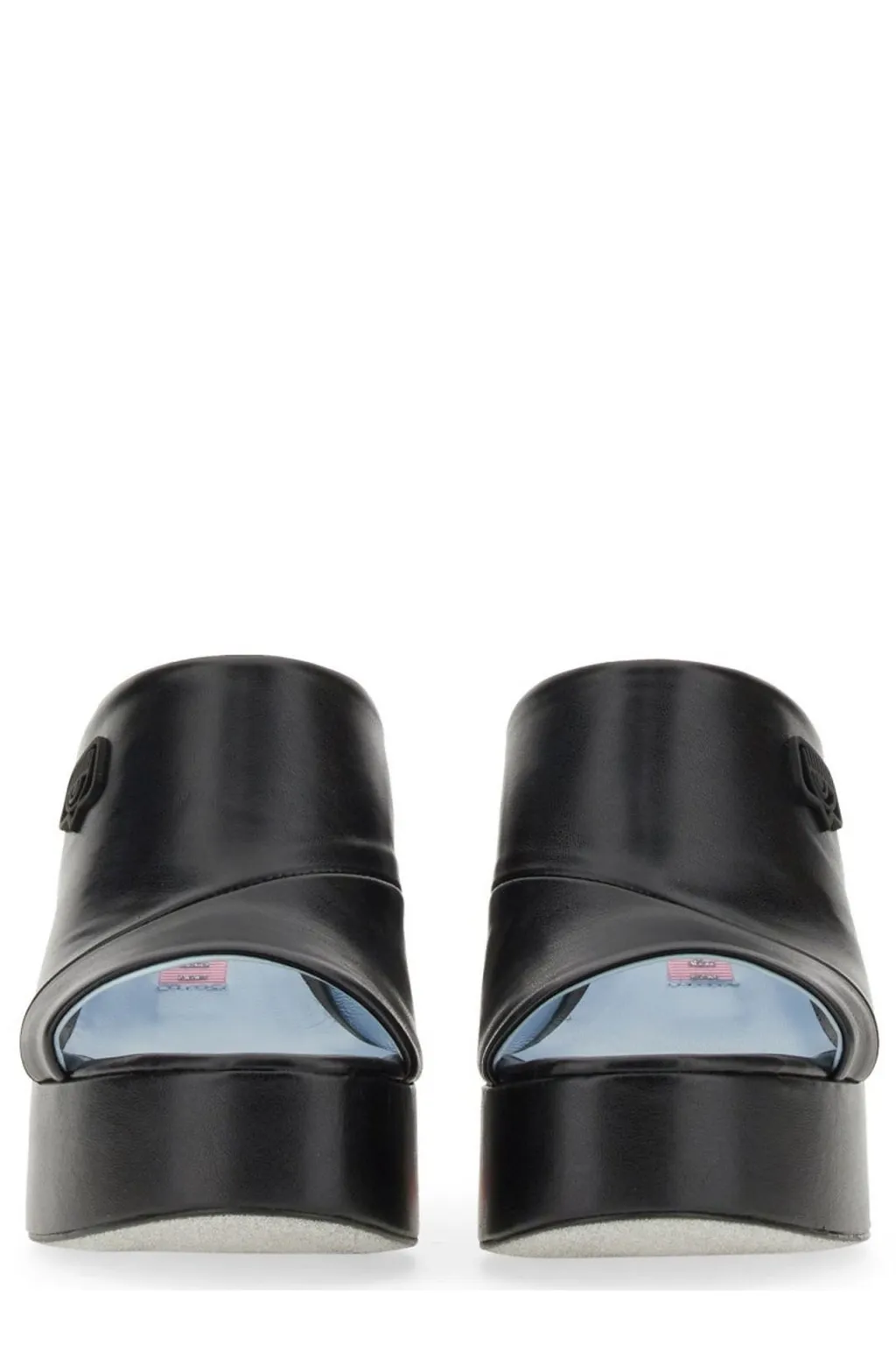 Logo Detailed Heeled Sandals