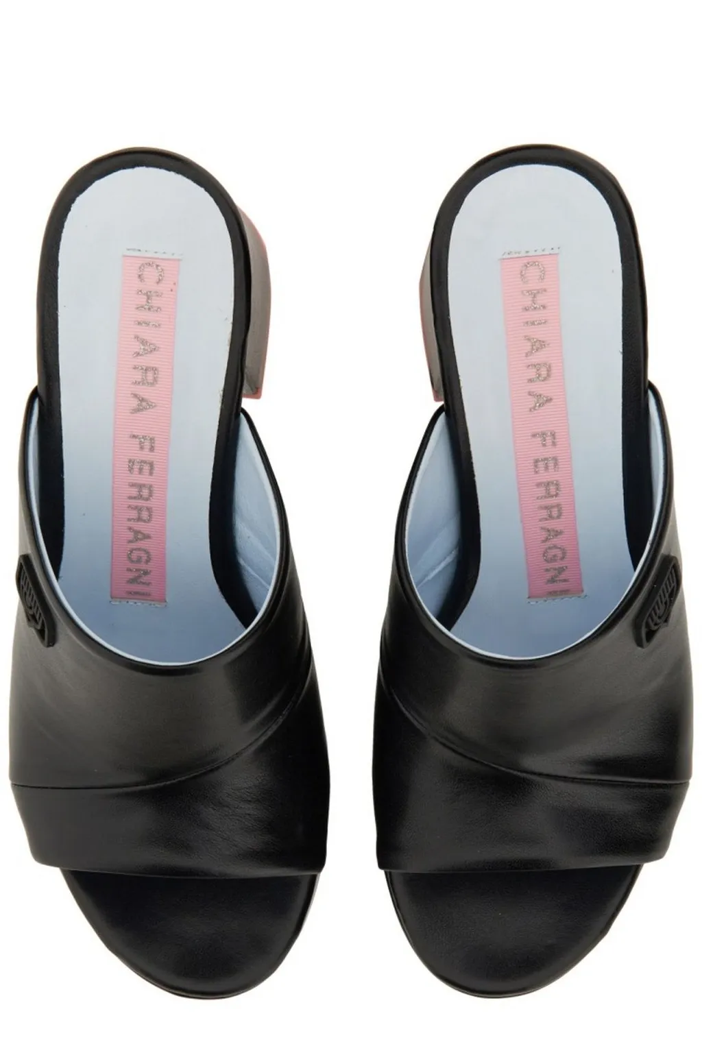 Logo Detailed Heeled Sandals