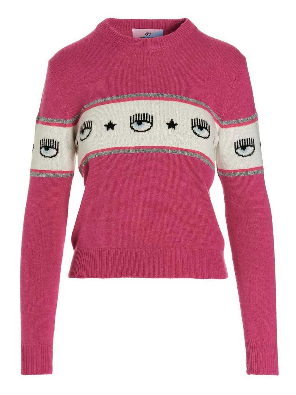 Logo Intarsia Crewneck Jumper