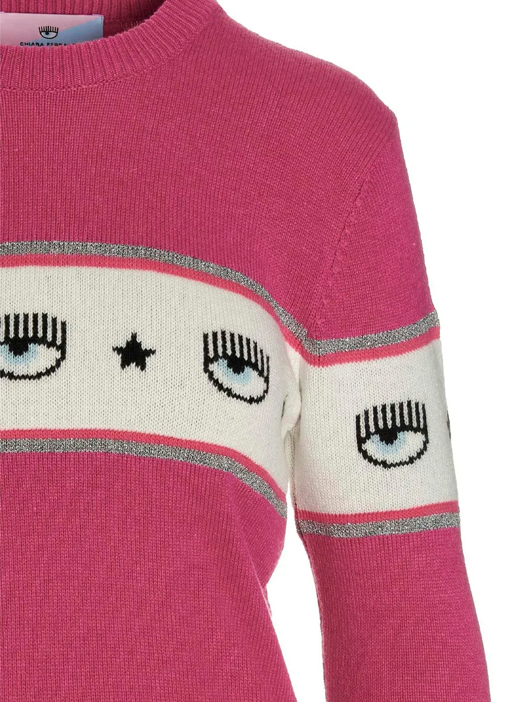 Logo Intarsia Crewneck Jumper