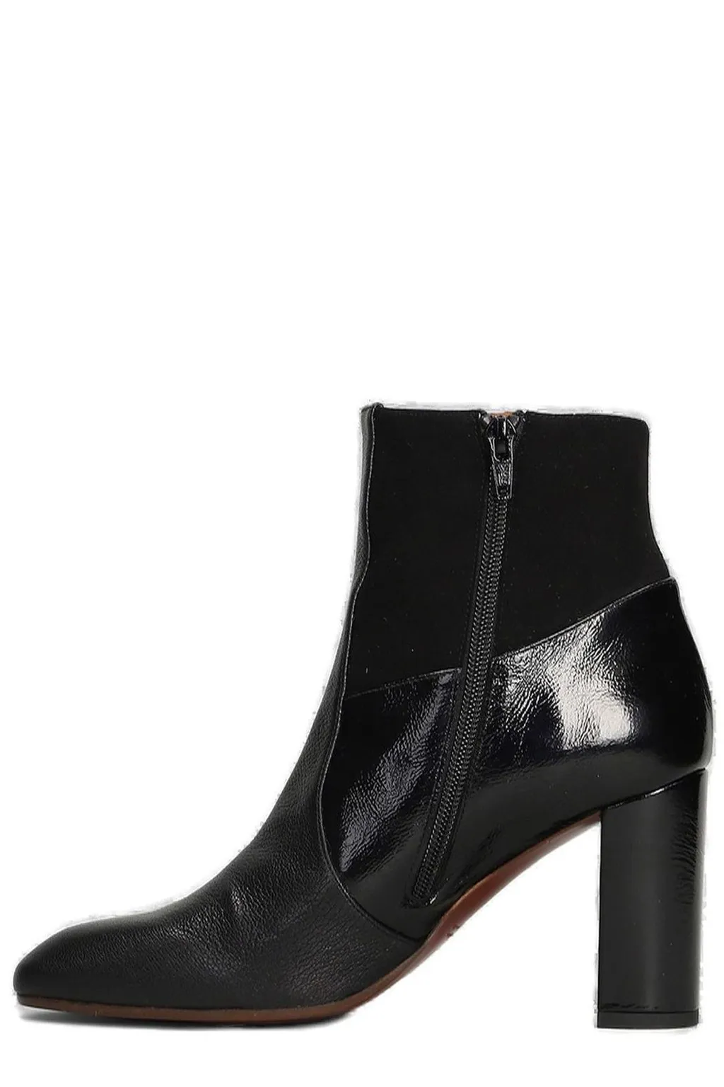 Etyu Block Heel Ankle Boots