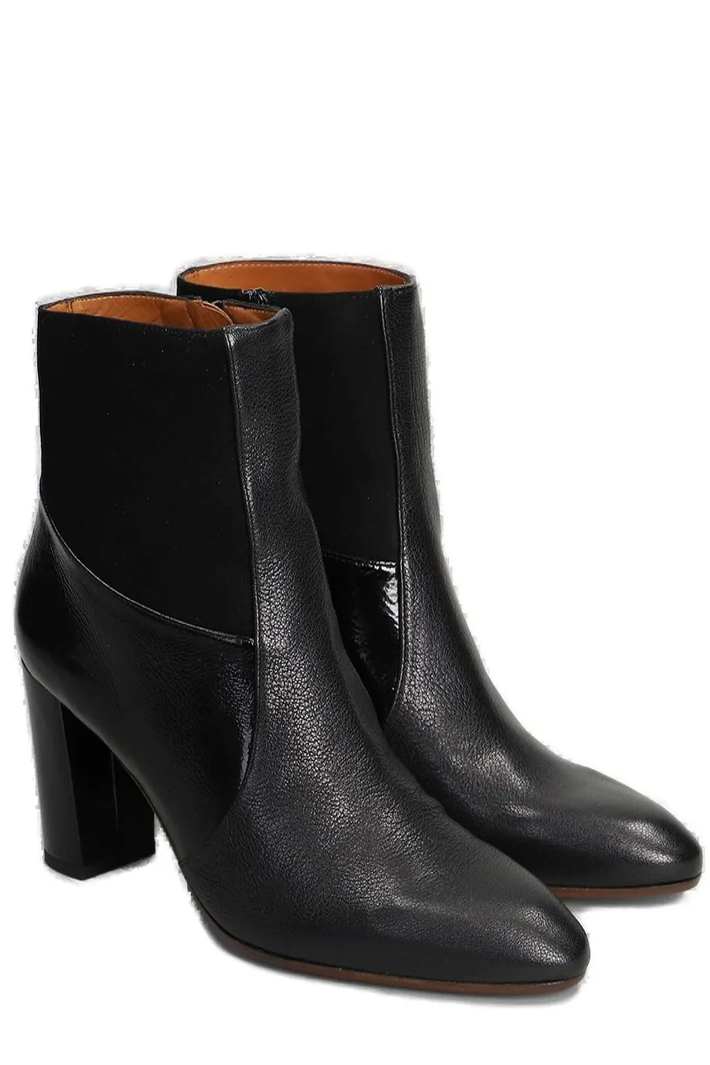 Etyu Block Heel Ankle Boots