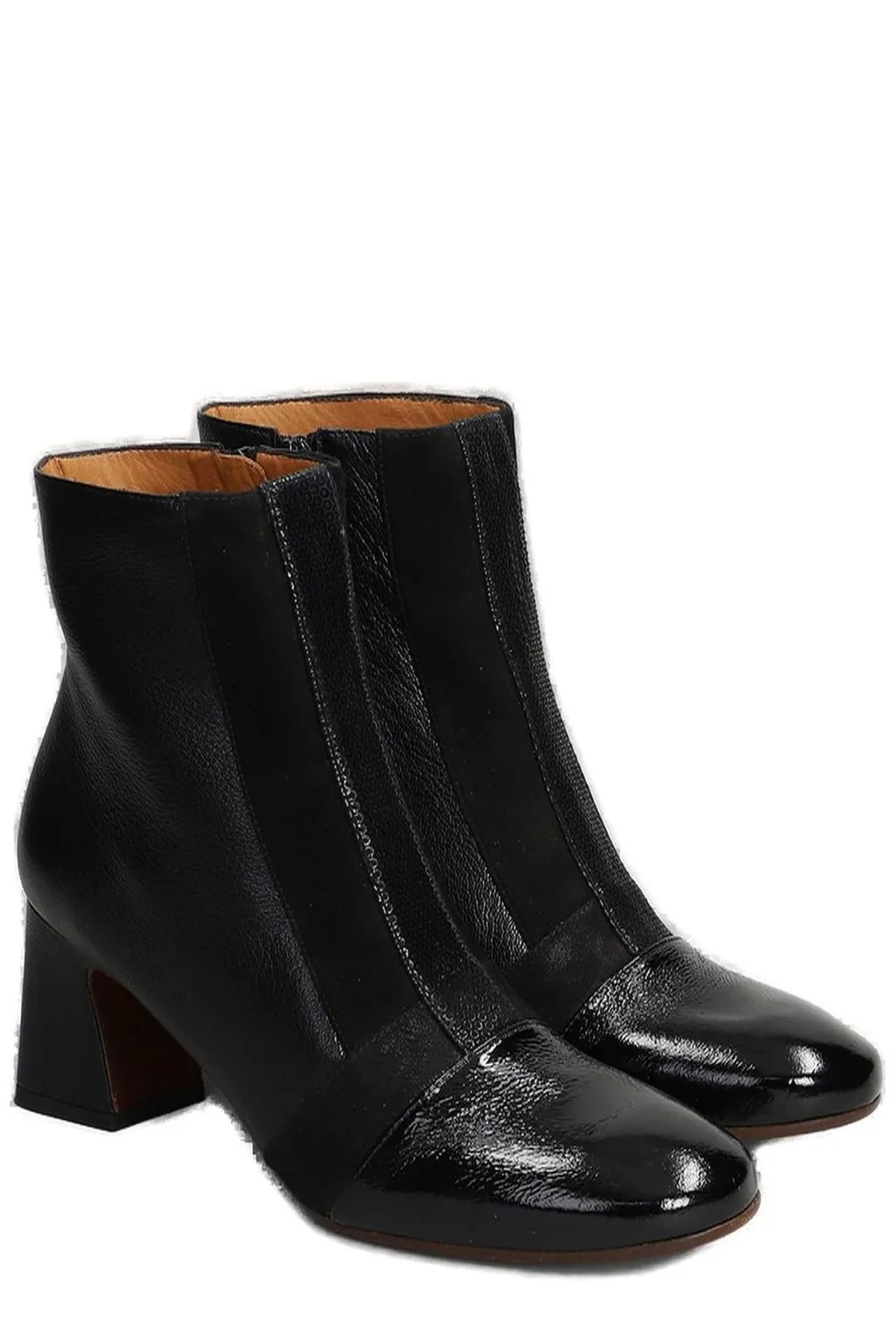 Fitas Block Heel Ankle Boots