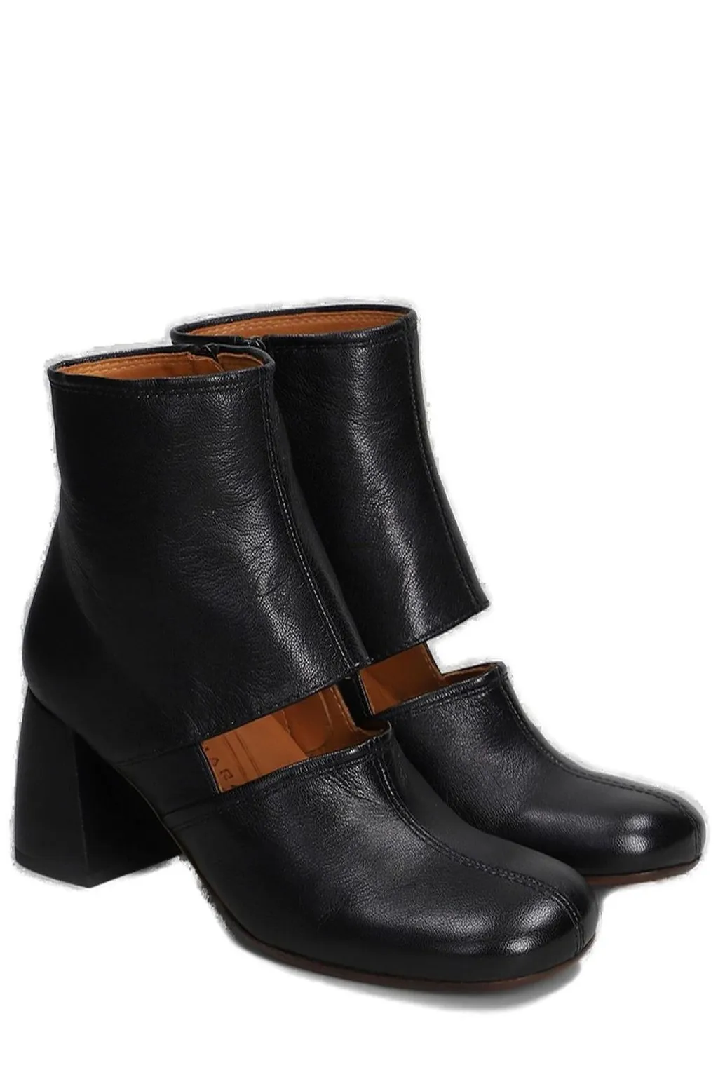 Sonli Cut-Out Detailed Ankle Boots