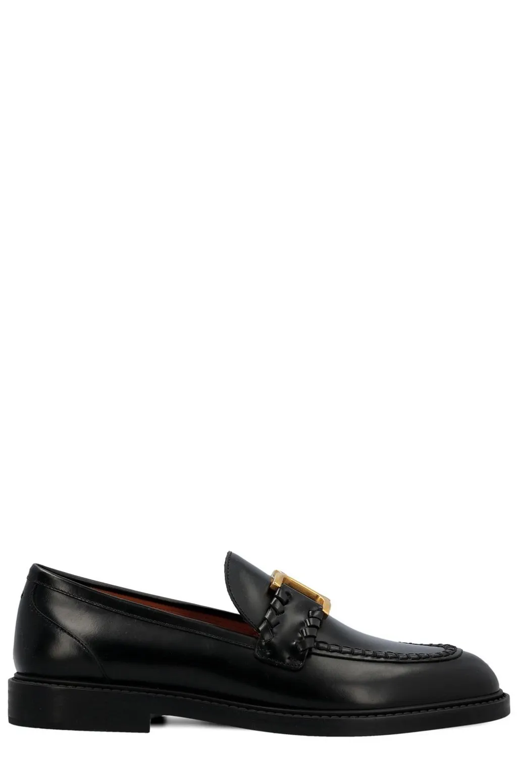 Marcie Round-Toe Loafers