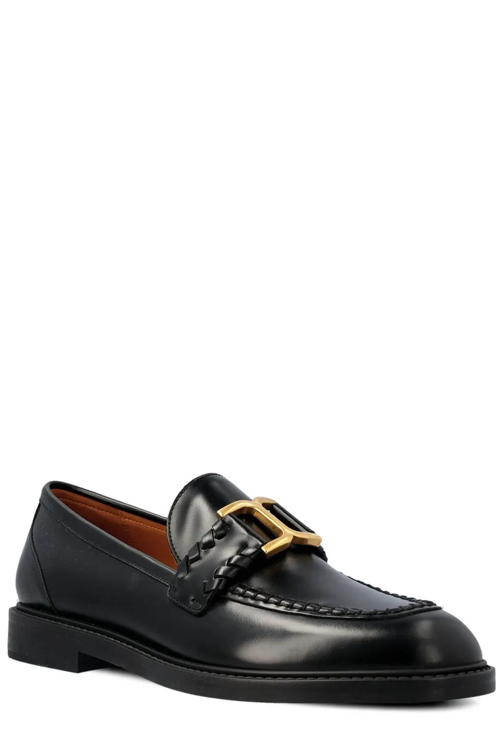 Marcie Round-Toe Loafers