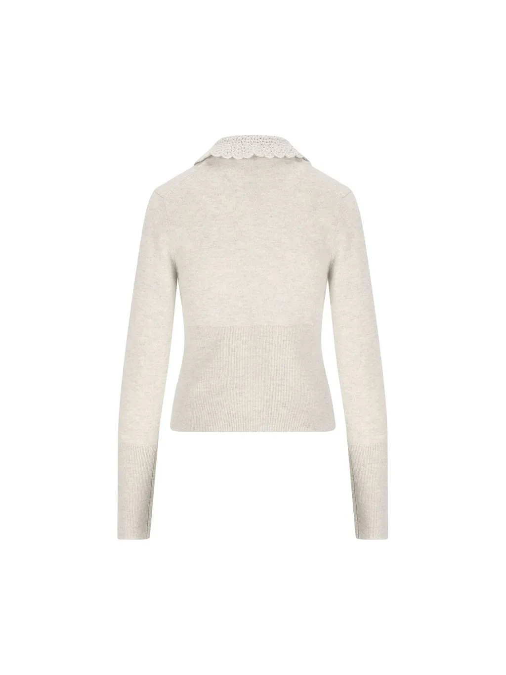 Logo Embroidered Knitted Cardigan