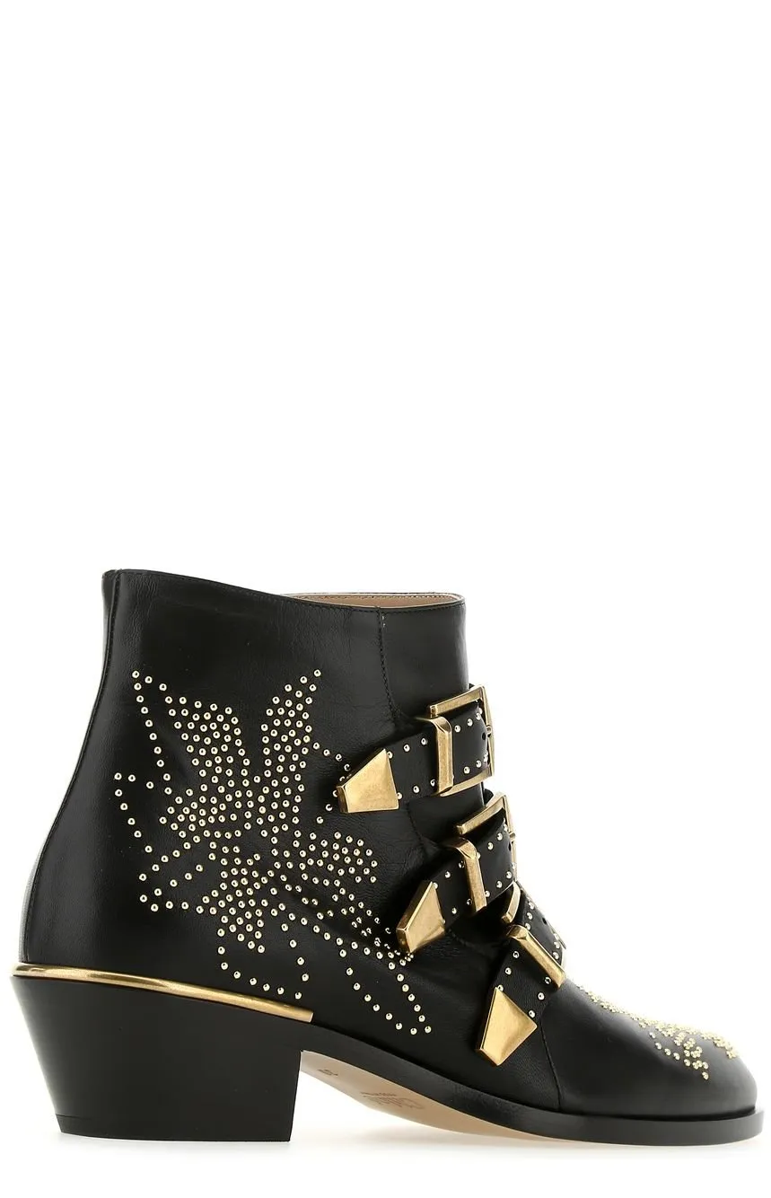 Susanna Embellished Buckled Boots