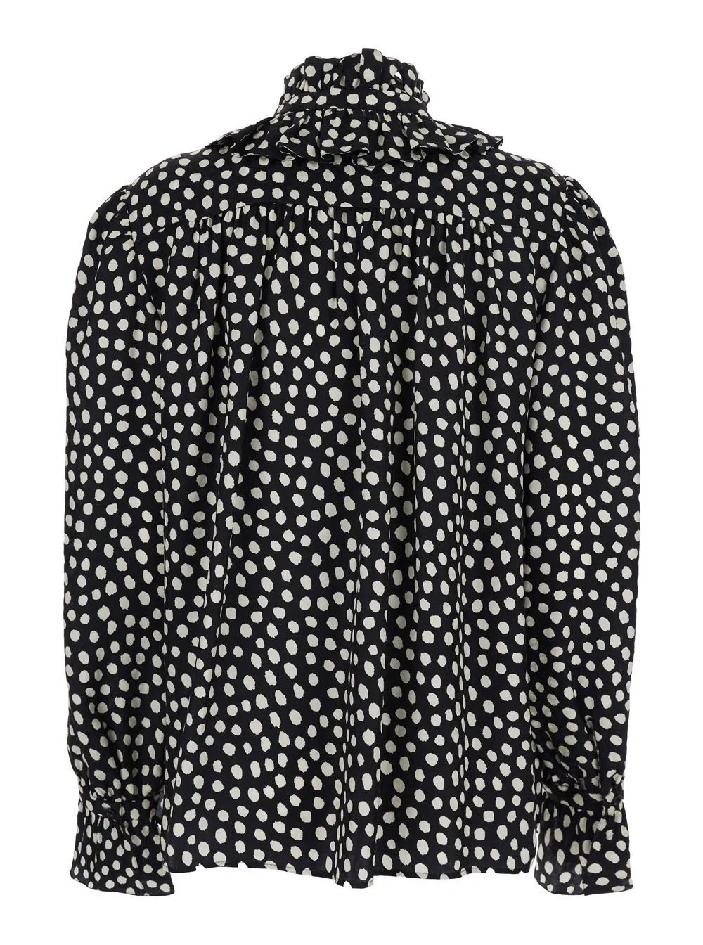 Polka-Dot Long-Sleeve Shirt