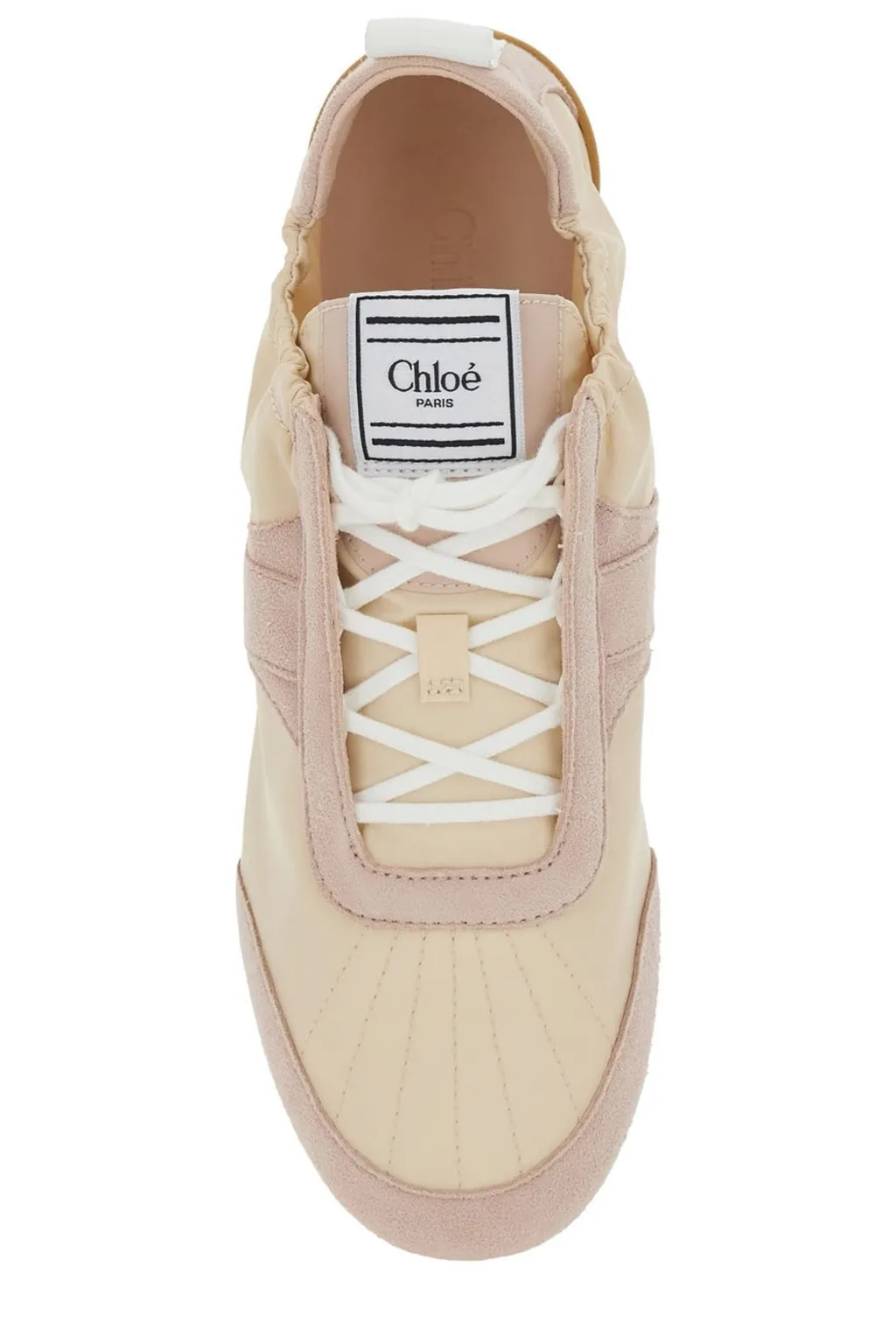 Kick Panelled Lace-Up Sneakers