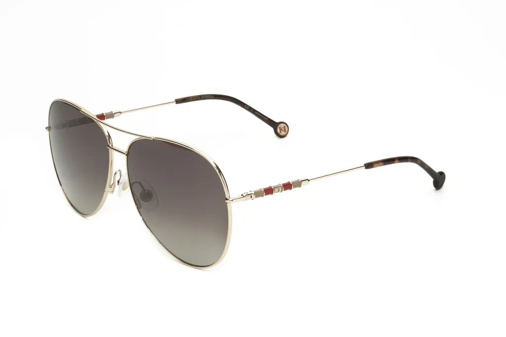 Square Frame Semi Rimless Sunglasses