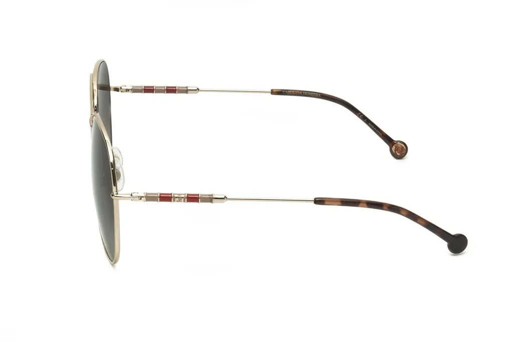 Square Frame Semi Rimless Sunglasses