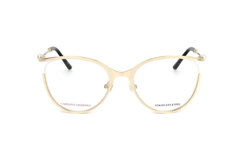 Oval Frame Semi Rimless Optical Glasses