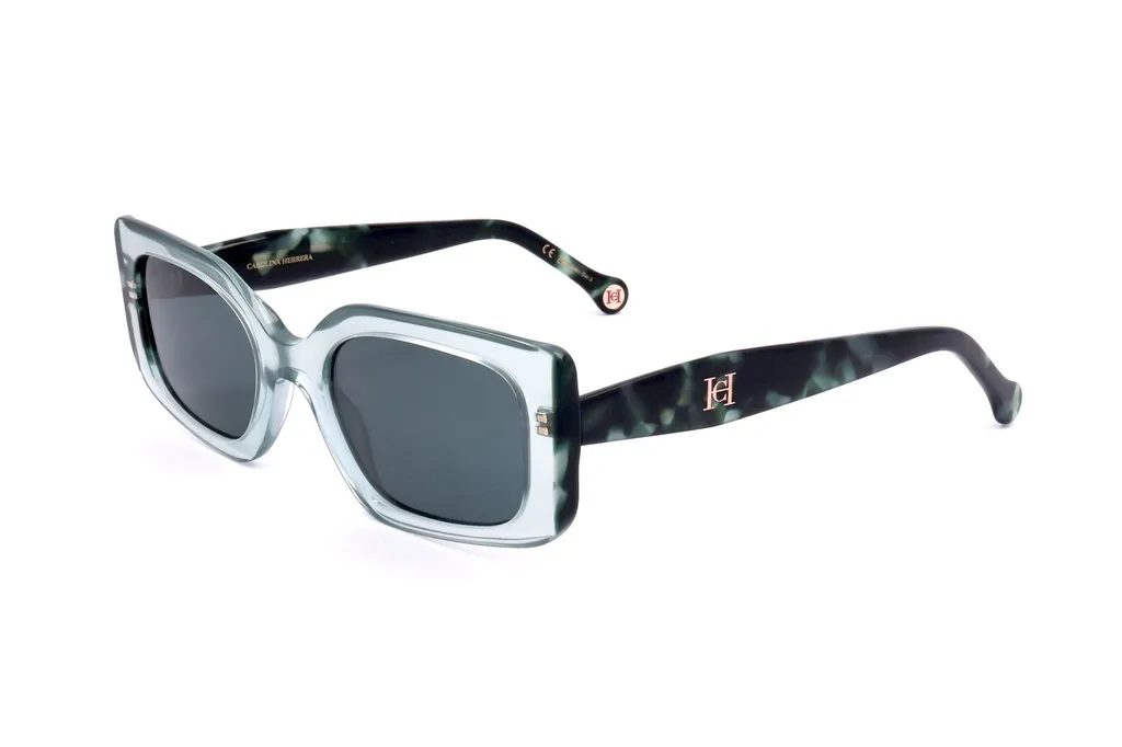 Rectangular Lens Full Rim Sunglasses