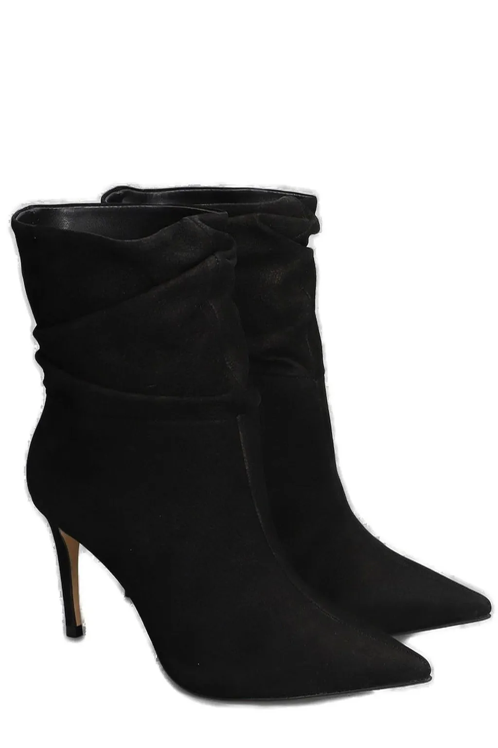Slouchy Stiletto Heeled Ankle Boots