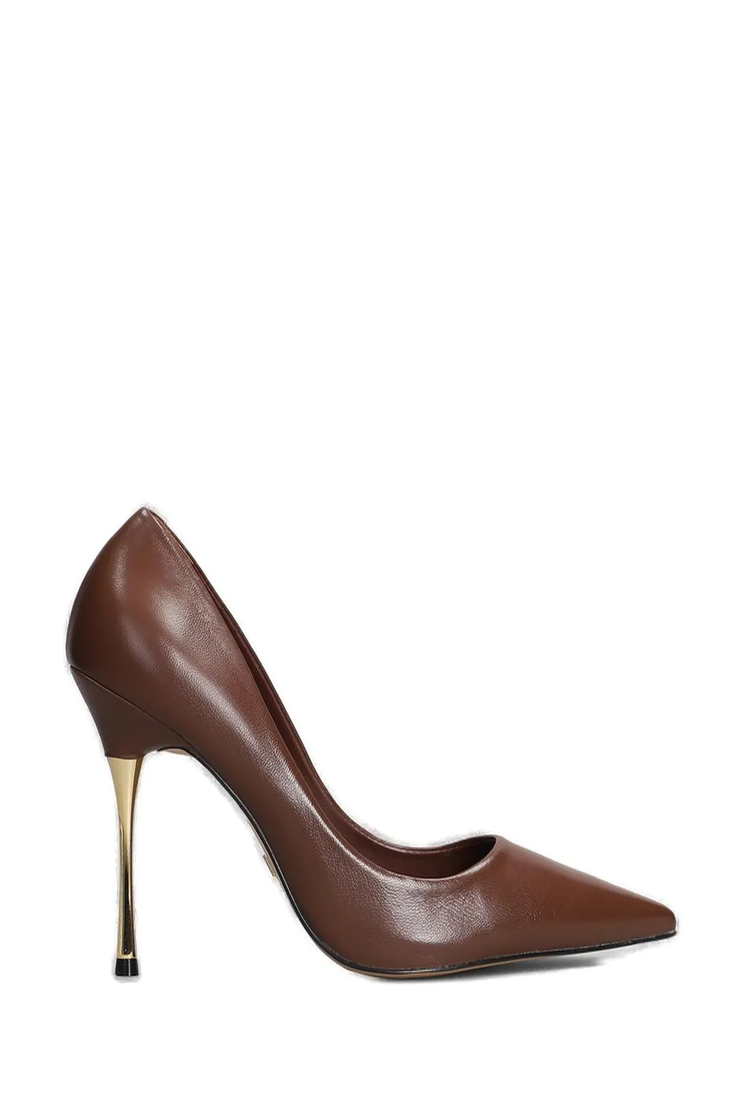 Pointed-Toe Slip-On Stiletto Pumps