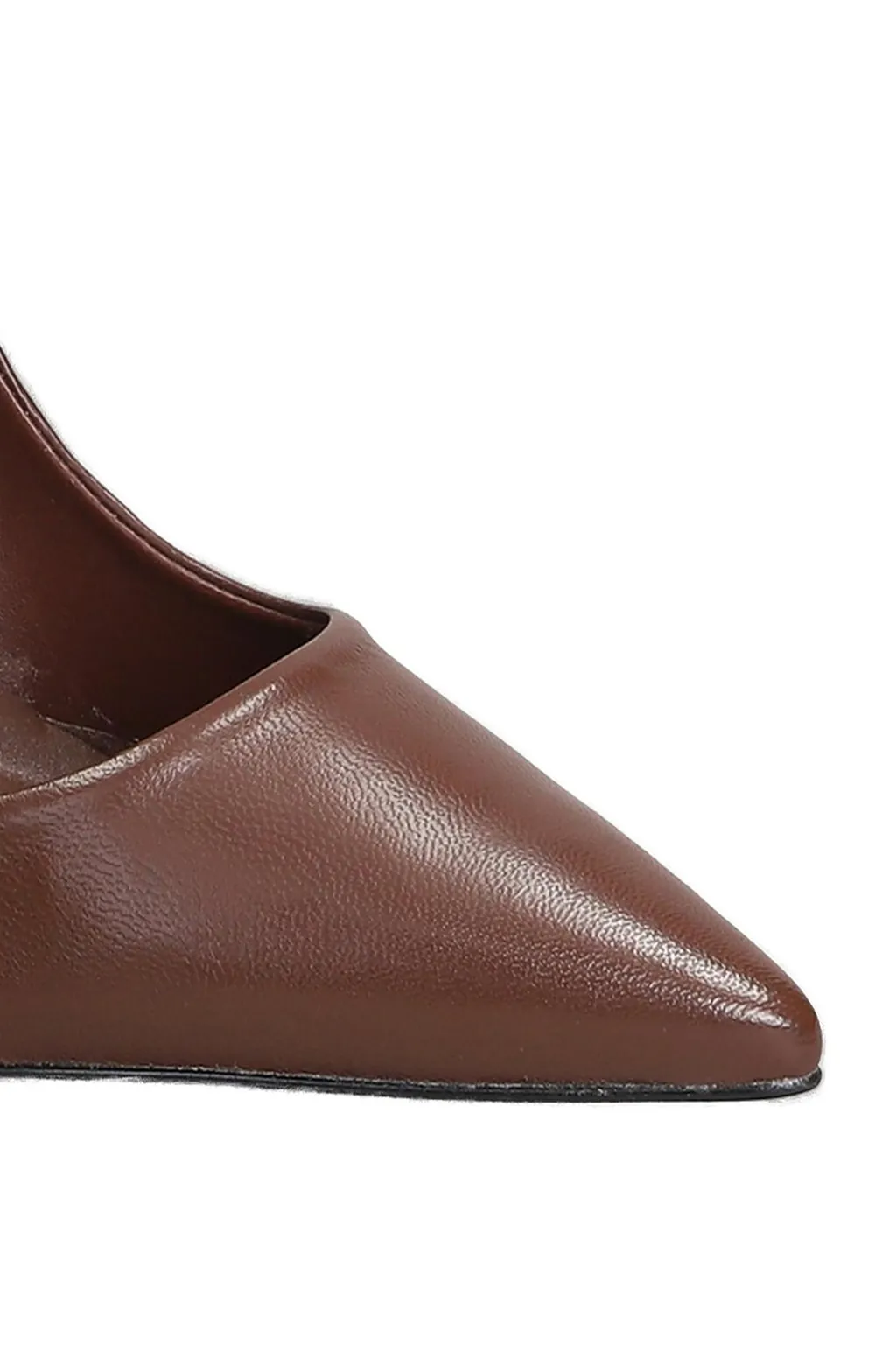 Pointed-Toe Slip-On Stiletto Pumps