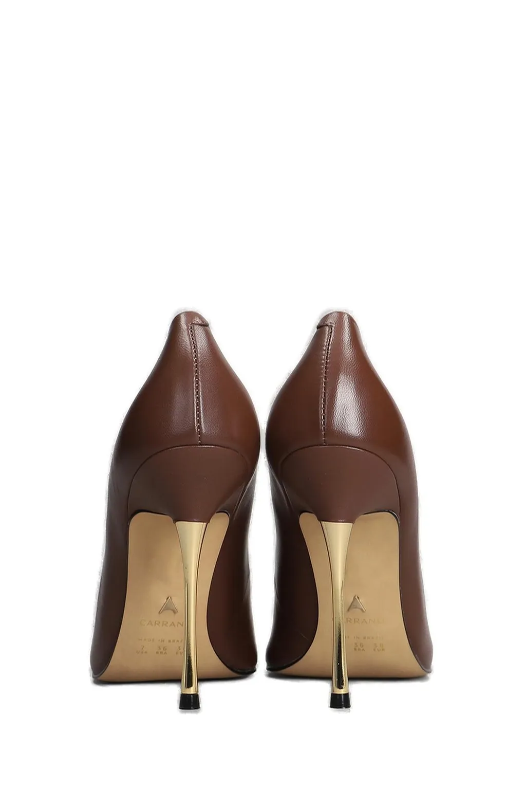 Pointed-Toe Slip-On Stiletto Pumps