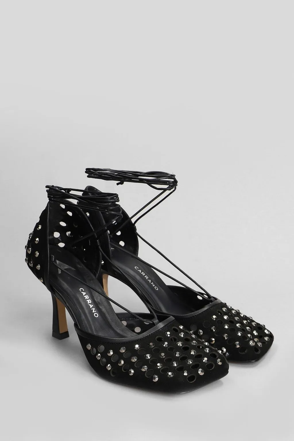 Embellished Stiletto Heeled Pumps