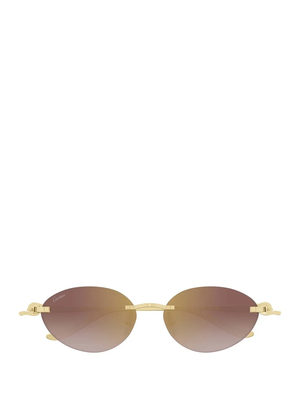 Rimless Round Sunglasses